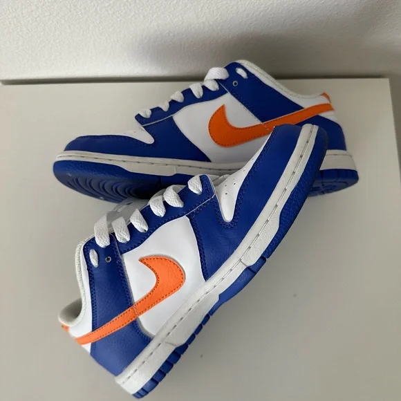 5.5Y Nike Blue and Orange dunks - Picture 8 of 10